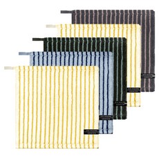 Songwol 松月 HOTEL COLLECTION 松月毛巾 條紋與素色 34 掛環毛巾 手巾 5件組, 1套, 黑色, 天藍色, 灰色, 米色, 米色