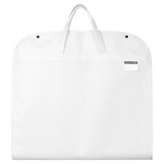 푸트로랩 장거리 여행 부직포 휴대용 양복 슈트 가방 오프화이트, 1개, 1개입