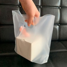 韓國 Sungwon HD透明 定製301號 塑膠購物袋, 透明, 100個