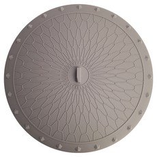 O'homage Mellowspace Original20 矽膠微波爐蓋, 暖灰色, 1個