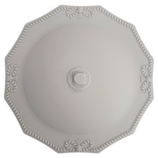 오마주 멜로우스페이스 비비안25 실리콘 전자레인지 덮개, 라이트그레이, 1개