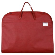 푸트로랩 장거리 여행 부직포 휴대용 양복 슈트 가방 레드, 1개, 1개입