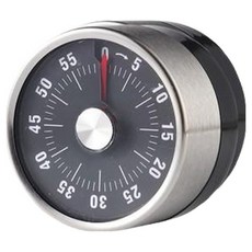 Seliving 廚房磁吸式類比烹飪計時器, 黑色, 1個