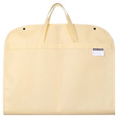 푸트로랩 장거리 여행 부직포 휴대용 양복 슈트 가방 베이지, 1개, 1개입