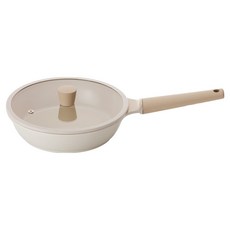 Lacena Induction Solar 平底鍋 28cm + 矽膠玻璃蓋組, 1套