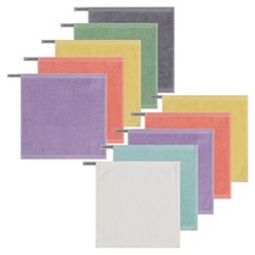 Songwol 松月 繽紛環 30支 掛環擦手巾 10入組, 1套, 混合顏色