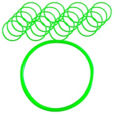 Thumbs Mine 應援橡膠夜光手環, 20個, 綠色