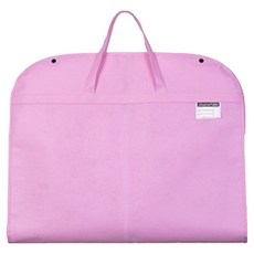 푸트로랩 장거리 여행 부직포 휴대용 양복 슈트 가방 라이트핑크, 1개, 1개입
