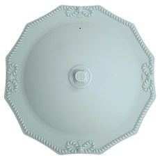 Mallow Space Hommage Vivian29 矽膠微波爐蓋, 薄荷綠, 1個