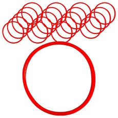 Thumbs Mine 應援橡膠夜光手環, 20個, 紅色