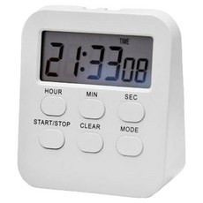 셀리빙 탁상용 간편 쿠킹 타이머, 화이트, 1개
