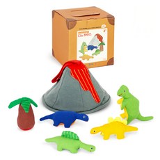 賽琳遊戲 布製遊戲恐龍屋 SEL031, 1個, 混合顏色