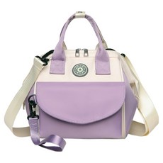 Nalli Sisters 大容量附肩帶收納尿布包, 紫色