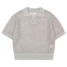 BerryCloset 男童泡泡網眼領針織衫