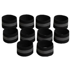 TIS 自行車夜光帶, 10個, 黑色