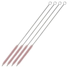 모나홈 텀블러전용 간편 롱 스텐 빨대세척솔 30cm, 4개, 핑크