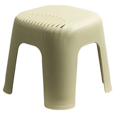 골드팡 물빠짐 논슬립 높은 다용도 욕실의자, 연베이지