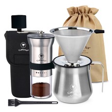 Caferia 露營手沖居家咖啡套組 550ml CM1 / CDSSS, 1套, 6種