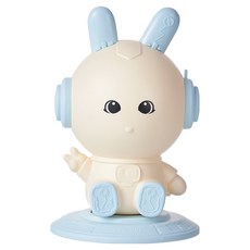 머니풀 귀요미 회전식 펜 연필꽂이, 블루토끼, 1개