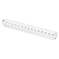 WONHA DS Jasmine 方形多功能嵌入式燈 15頭 LED 30W 無頻閃 霧面, 白色 + 燈泡色, 1個
