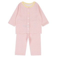 agabang 女童柔軟八分袖內衣上下套組 01R357616