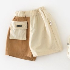 STARDOOR 幼兒口袋雙色短褲