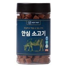 핫펫 강아지 안심 져키, 소고기, 200g, 1개