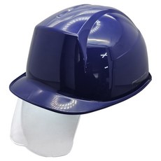 DONGMYUNG 建築工地 工地 頭部保護安全帽 新式頭盔型 護目鏡 ABE等級 深藍色, 1個