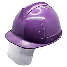 DONGMYUNG 建築工地 施工現場 頭部保護 安全帽 頭盔型 護目鏡 ABE等級 紫色, 1個