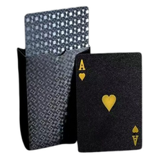 Moll&More 高級撲克牌, 黑色格紋, 1個