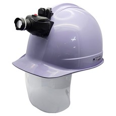 DONGMYUNG 高級型護目鏡安全帽 附頭燈 KH002 淺紫色, 1個