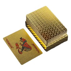 Moll&More 高級撲克牌, 金色格紋, 1個