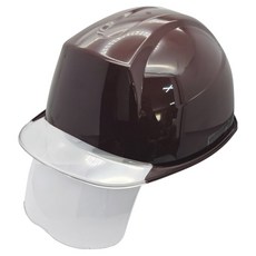 DONGMYUNG 建築工地 工地 頭部保護安全帽 新盔型 透明護目鏡 安全眼鏡 ABE等級 棕色, 1個