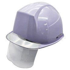DONGMYUNG 建築工地 施工現場 頭部保護 安全帽 新盔型 透明護目鏡 ABE等級 淺紫色, 1個