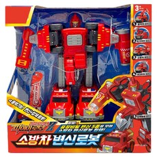 Fire Robo Z 鋼鐵消防隊 消防車 變形機器人 210 x 110 x 215 mm, 1個
