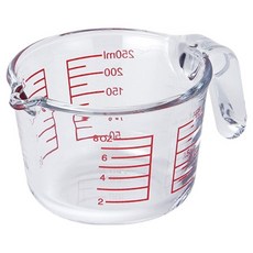 네오플램 내열유리 계량컵, 투명, 250ml, 1개