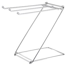 비블럭 올스텐 접이식 3단 행주 건조대, 실버, 1개