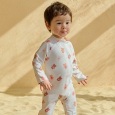 Bebechat 兒童Jelly Bear連身防曬泳衣