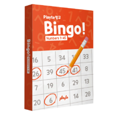 playte Gameology 賓果數字配對 數字賓果, 1個, 混合顏色