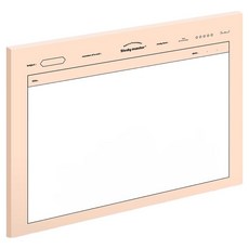 뮤니드 서브젝트 가로 무지 노트패드 B5, 피치, 1개, 50매 문구/오피스/노트/메모지 반품 최저가 3,840원