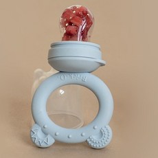 Brick-O. 水果咬咬樂, 藍色, 1個