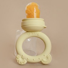 Brick-O. 水果咬咬樂, 黃色, 1個