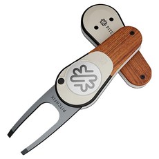 Pitchfix 果嶺叉, Woodie款 楓木色, 1個