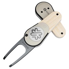 Pitchfix 果嶺叉, Woodie款 淺灰木色, 1個