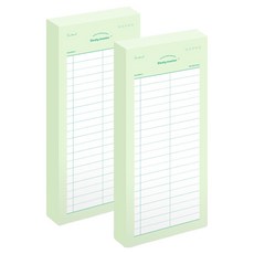 뮤니드 핸디 메모패드 65 x 148 mm, 암기챌린지, 80매, 2개
