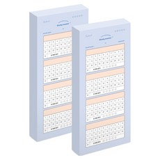 MUNID 習慣養成便攜備忘錄, 2個, 80張, 紫色