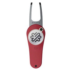 Pitchfix 果嶺叉, 基本款 紅色, 1個