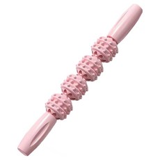 왁스토어 4개볼 마사지 롤러 24cm, 1개, 핑크