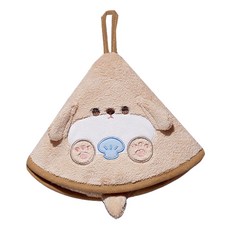 Beaurator Juniel卡通圖案超細纖維廚房掛繩毛巾, 狗狗, 1個