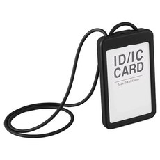 Wishflick 簡約項鍊名牌 A款, 黑色, 1個